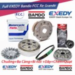 Full Bộ Nồi Trước Và Sau Yamaha Grande✅Dây Curoa, Chuông, Cụm Bố 3 Càng (Đế ba 3 càng Lò xo phe cài full) ,Cánh Quạt, Chén Bi, Bi Nồi✅Giá tốt nhất, uy tín.