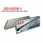 Sên moto DID 530ZVM-X - 120ZB X-Ring SILVER JP (S&S) 750cc-1400cc chính hãng nhập khẩu Thái Lan được bán tại phutungthailan.com .
