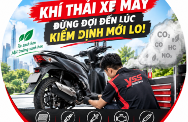 Hướng dẫn 5 bước bảo dưỡng xe máy trước khi kiểm định khí thải 2026. Kiểm tra lọc gió, bugi, nhớt, hệ thống nhiên liệu và ống xả giúp xe vận hành ổn định.